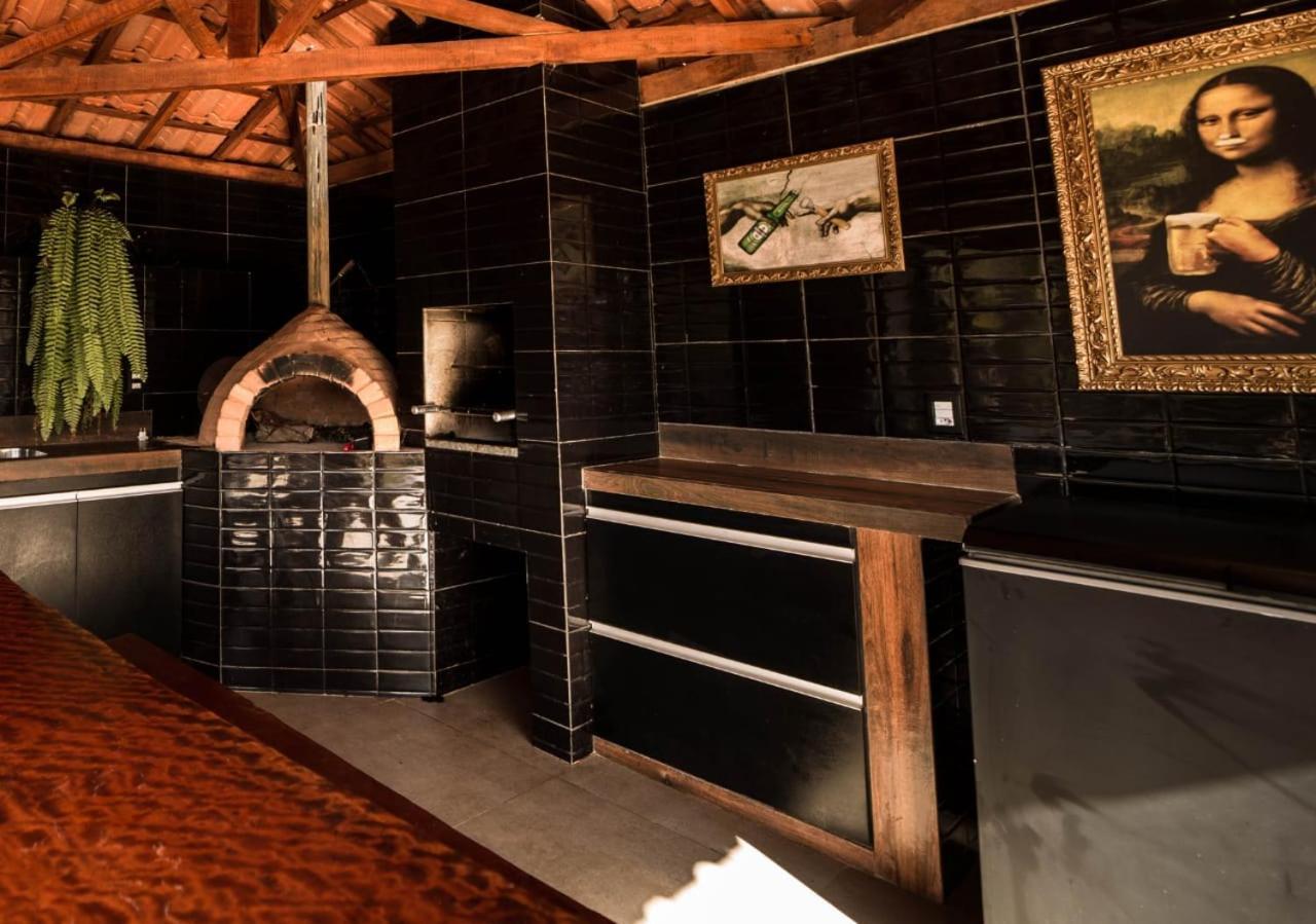 Casa De Campo Com Piscina Cascata Artificial São Lourenço Kültér fotó