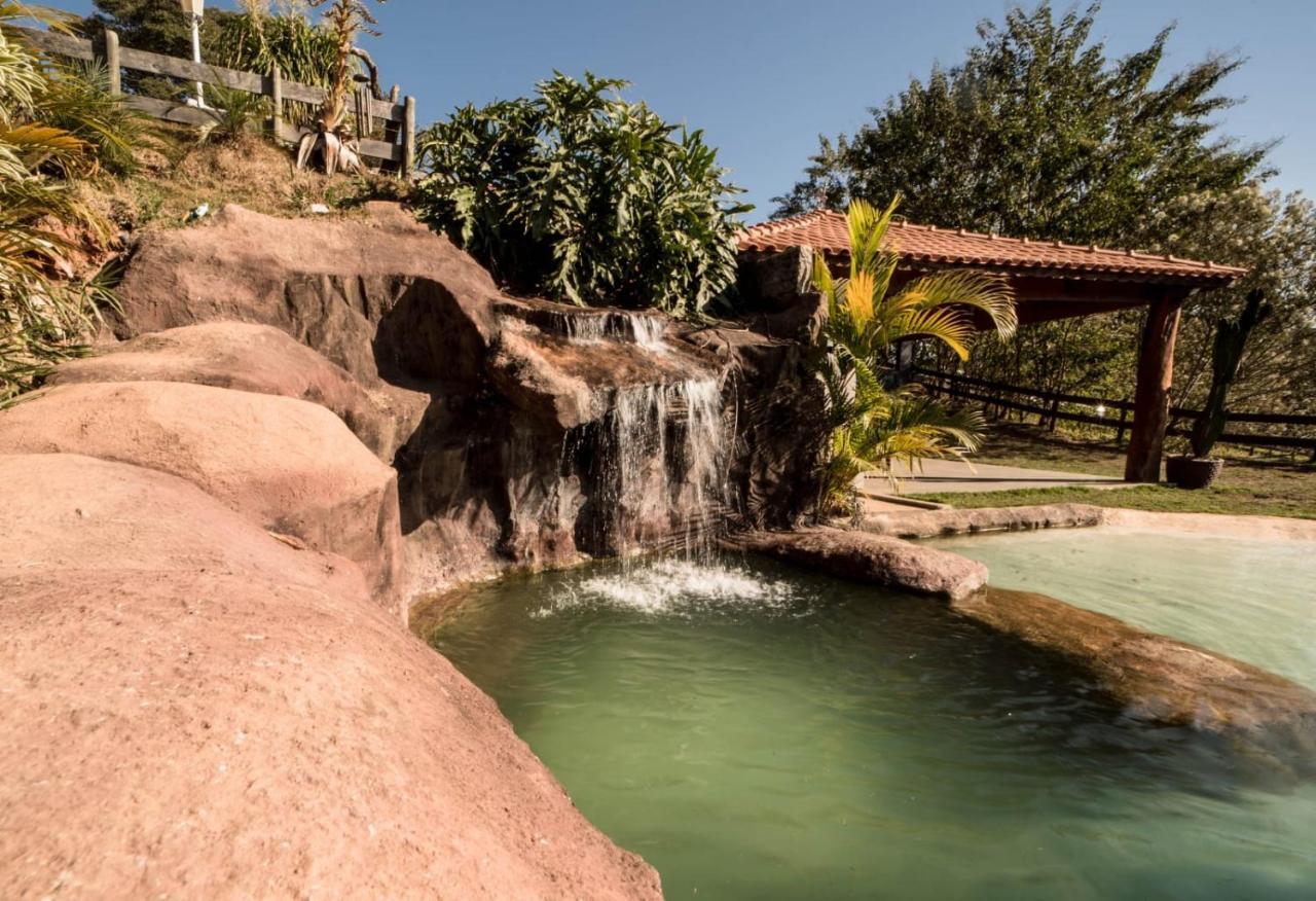 Casa De Campo Com Piscina Cascata Artificial São Lourenço Kültér fotó
